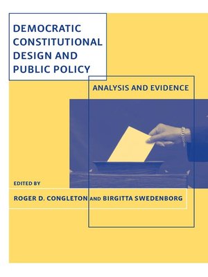 cover image of Democratic Constitutional Design and Public Policy